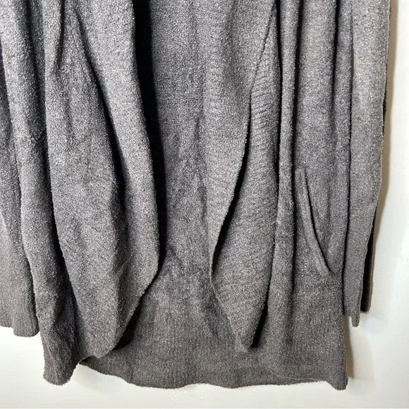 Barefoot Dreams Cozychic Lite Grey Open Cardigan Style 423 Size XS NWT - Picture 7 of 11